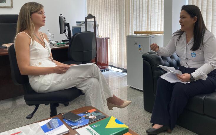 Sarina no gabinete da senadora Professora Dorinha (União/TO)