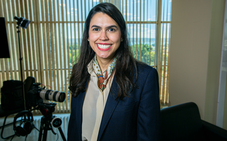 66df06a6c0090-9r2a0083 Lilian Cintra de Melo, secretária de Direitos Digitais do Ministério da Justiça e Segurança Pública do governo federal fala com o Canal UM BRASIL