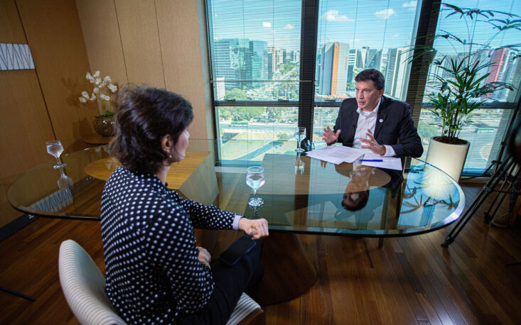 6703e51d30957-9r2a9988 Debate abordou as oportunidades mundiais, o cenário global e o avanço do protecionismo