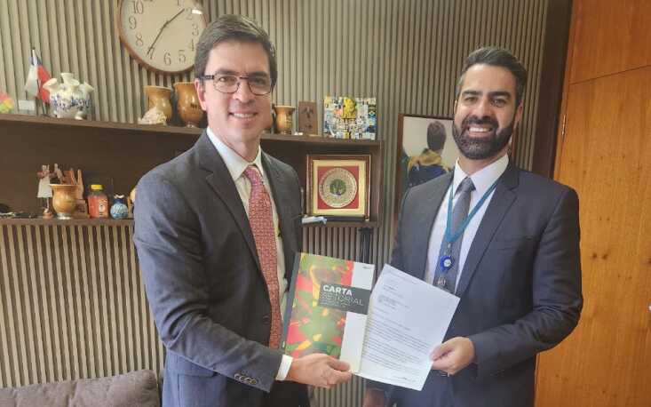 Dietze se reúne no Gabinete do deputado Marcel Van Hatten