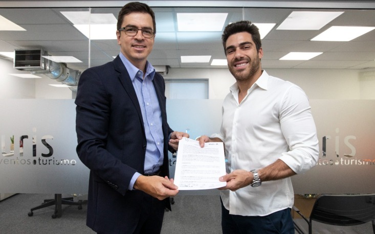 693311b682eb7-whatsapp_image_2025_12_03_at_16_38_13_1 Guilherme Dietze, presidente do Conselho de Turismo da FecomercioSP, ao lado de Gustavo Pires, presidente da SPTuris