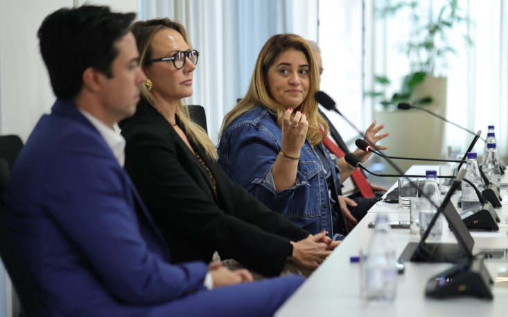 693822c960a18-edilson_dias_41973 Alessandra Heloise Vieira compartilha o trabalho feito com as pequenas empresas. (Foto: Edilson Dias/FecomercioSP)