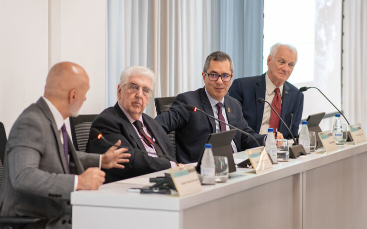 69b2a9c0c4c3b-55132455561_118ca9fd20_c O Conselho recebeu o consultor aduaneiro Augusto Oliveira da Silva Neto, e o diretor da TCEX Logística Internacional, Elson Isayama