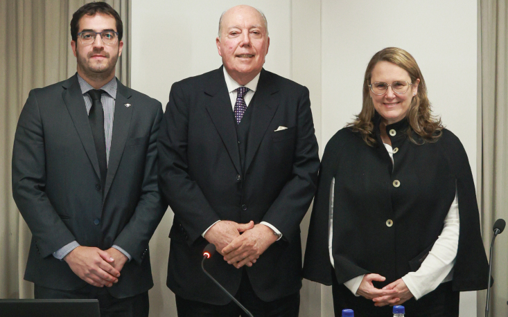 Gustavo Andrade Manrique, Márcio Olívio Fernandes da Costa e Zabetta Macarini Gorissen. (Foto: Edilson Dias/FecomercioSP)