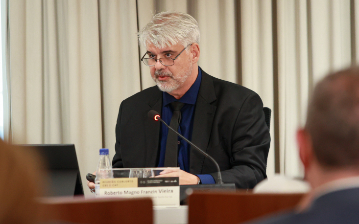 Advogado tributarista e despachante aduaneiro Roberto Magno Franzin Vieira, do escritório Souto Correa Advogados. (Foto: Edilson Dias/FecomercioSP)